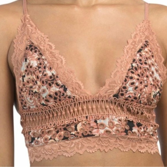 Free People Intimately Bra Bralette Lace Medium M - Picture 4 of 11